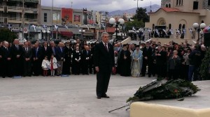 Ο Αντιπρόεδρος Ε. Θεοδοσόπουλος καταθέτει στεφάνι στην Αγ.Παρασκευή