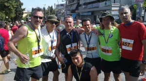 Ο Πρόεδρος Θ.Μπριάνης με την ομάδα των Εφέδρων Αξιωματικών του ΣΕΑΝ ΑΘΗΝΩΝ