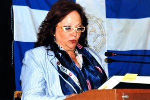 Η Αντιδήμαρχος κα Χαλιώτη