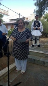 Η Καθηγήτρια της Φιλοσοφικής Σχολής του Πανεπιστημίου Αθηνών κ. Γιόλα Αργυροπούλου-Παπαδοπούλου