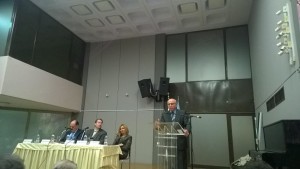 Ο Υπτγος ε.α. Ιωάννης Παρίσης στο βήμα