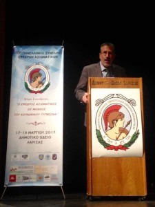 Ο Πρόεδρος του ΣΕΑΝ ΑΝ ΑΤΤΙΚΗΣ Θεόδωρος Μπριάνης στο βήμα