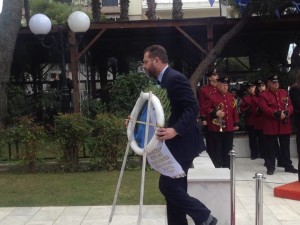 Ο Έφορος του ΣΕΑΝ ΑΝ.ΑΤΤΙΚΗΣ καταθέτει στεφάνι στο Μαρούσι 