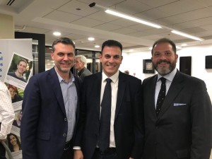 Ο Αντιδήμαρχος Αγ.Παρασκευής κ. Σιδέρης, ο Αντιπεριφερειάρχης κ.Καραμέρος και ο κ.Φιλιππίδης