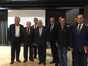 Το ΔΣ του ΣΕΑΝ ΑνΑττικής με τον Καθηγητή Ι.Μάζη και τον Δήμαρχο Αγ.Παρασκευής Β.Ζορμπά